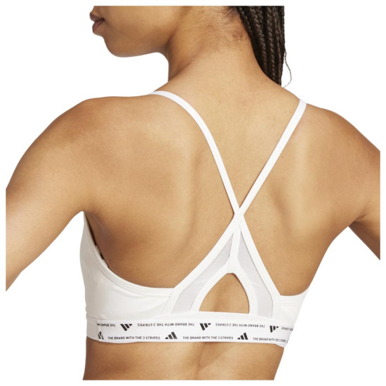 Adidas Γυναικείο μπουστάκι Aeroreact 3-Stripes Bra Adidas Γυναικείο μπουστάκι Aeroreact 3-Stripes Bra